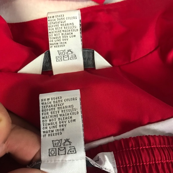 Napa Valley Petite Set Two Piece Women’s Size LP Color Red Jacket/Pants Set. - Picture 6 of 15